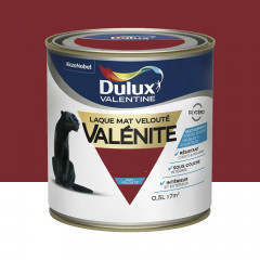 Laque mat velouté Dulux Valentine Valénite Rouge Basque - 0,5L