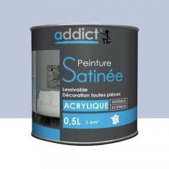 Peinture Satinée addict Lavande - 0,5L