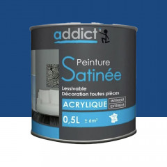 Peinture Satinée addict Marine - 0,5L