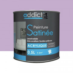 Peinture Satinée addict Lilas - 0,5L