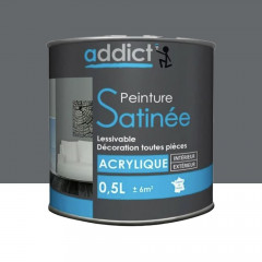 Peinture Satinée addict Manganèse - 0,5L