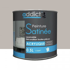Peinture Satinée addict Galet - 0,5L