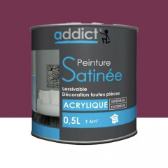 Peinture Satinée addict Pivoine - 0,5L