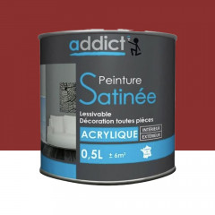 Peinture Satinée addict Tomette - 0,5L