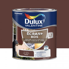 Peinture DULUX VALENTINE Ecran+ Bois Ton bois - 0,5L