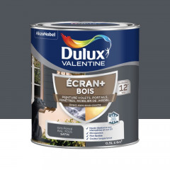 Peinture DULUX VALENTINE Ecran+ Bois Gris foncé - 0,5L