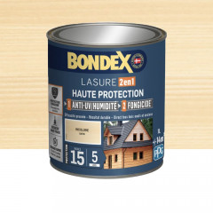 Lasure 2en1 BONDEX Haute Protection 5ans Incolore - 1L