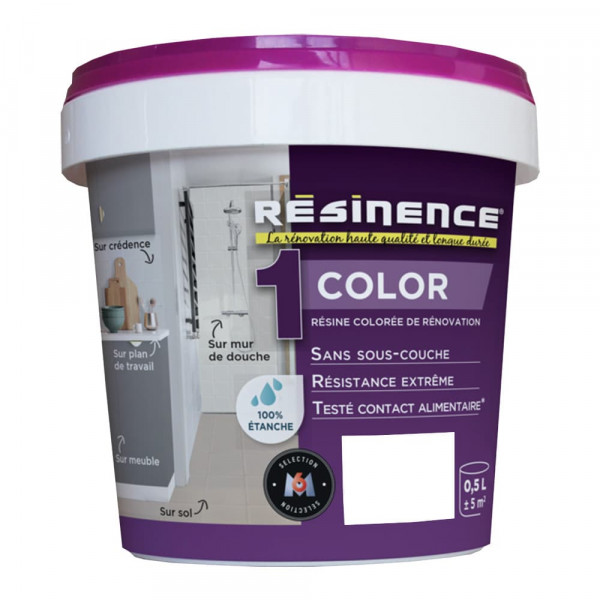 Résine Epoxy RESINENCE Color Blanc - 0,5L