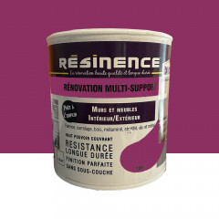Peinture Rénovation Multi-Support RESINENCE Aubergine - 0,5L