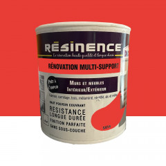 Peinture Rénovation Multi-Support RESINENCE Carmin - 0,5L