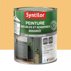 Peinture meubles et boiseries biosourcée SYNTILOR Paille mat velours - 0,5L