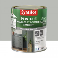 Peinture meubles et boiseries biosourcée SYNTILOR cedre grisé mat velours