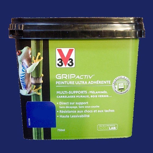 V33 Grip Activ' 0,75L Satin laqué Paon