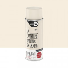 Bombe de peinture MAISON DECO les couleurs vanille satin - 400ml