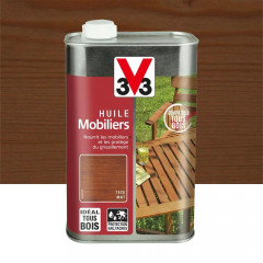 Huile mobilier V33 Naturel Teck - 1L