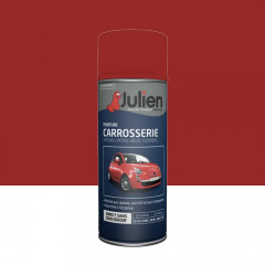 Bombe de peinture JULIEN Carrosserie Rouge course Brillant - 400ml