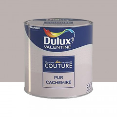 Peinture acrylique Dulux Valentine Couture Pur cachemire - 0,5L