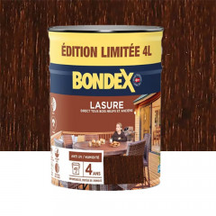Lasure BONDEX Direct Tous Bois 4ans Chêne Moyen - 4L