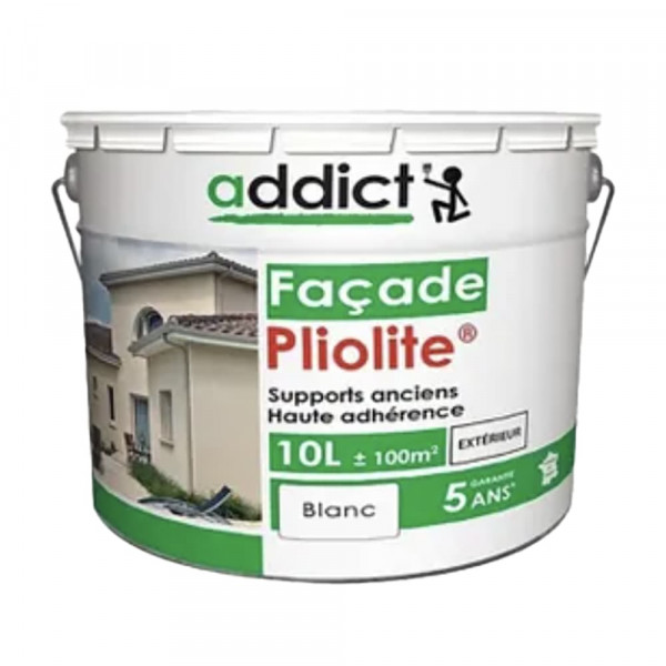 Peinture Façade Pliolite addict Blanc - 10L