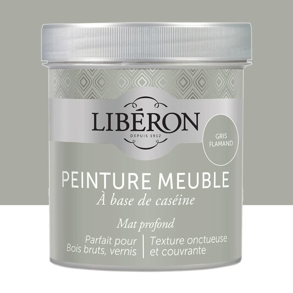 Peinture meuble à base de Caséine LIBERON Gris flamand - 0,5L