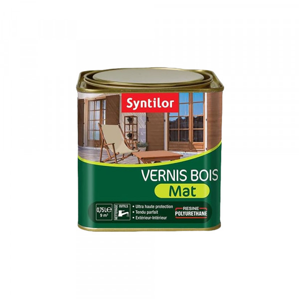 Vernis Bois SYNTILOR Mat Incolore - 0,75L