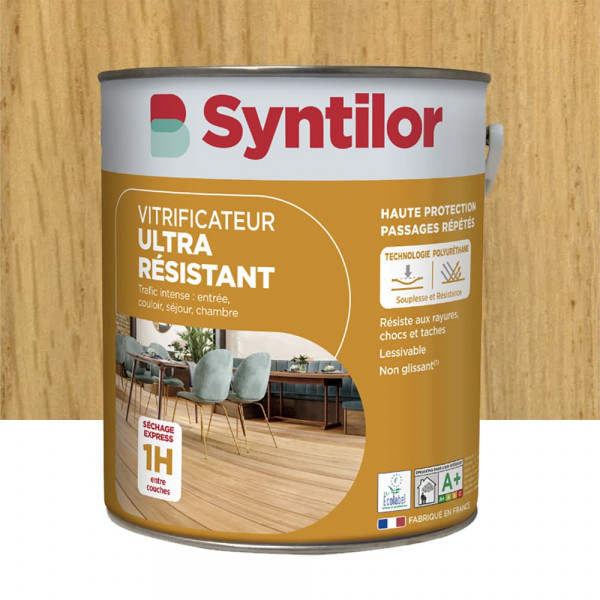 Vitrificateur Ultra Résistant SYNTILOR Incolore ultra mat - 5L