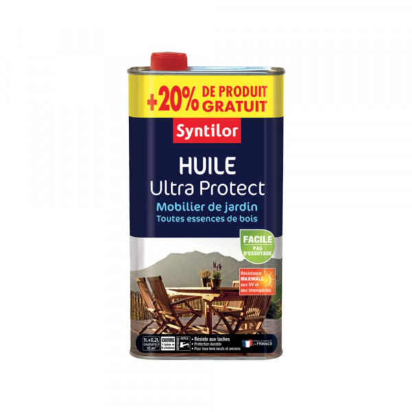 Huile Ultra Protect Syntilor Naturel - 1,2L