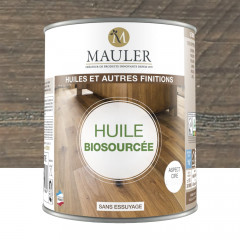 Huile biosourcée MAULER Ardoise ciré - 1L