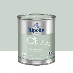 Peinture Murs, Boiseries, Radiateurs RIPOLIN OPur Satin Vert palatino NP - 0,5L