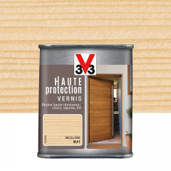 Vernis bois V33 Haute Protection Incolore mat - 0,25L