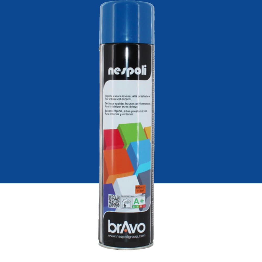 Peinture Aérosol BRAVO NESPOLI - Bleu Saphir (600ml) Peinture Aérosol BRAVO NESPOLI - Bleu Saphir (600ml)