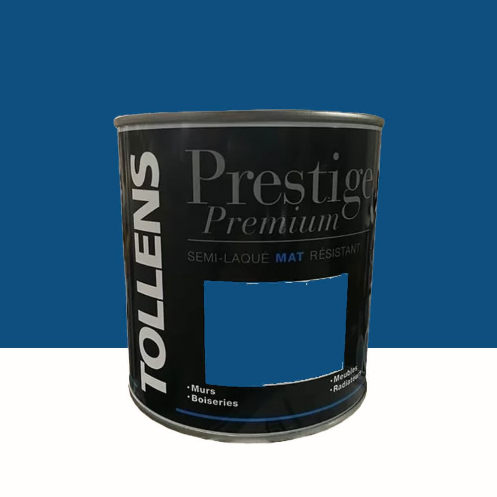 TOLLENS Peinture Prestige Premium Mat Semi-laqué Bleu Atlantide