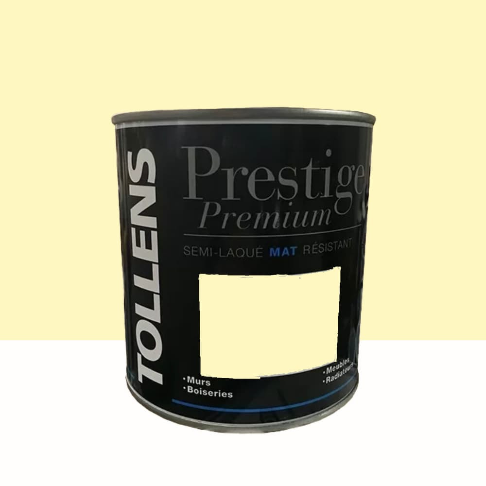 TOLLENS Peinture Prestige Premium Mat Semi-laqué Vanille - 0,5L TOLLENS Peinture Prestige Premium Mat Semi-laqué Vanille - 0,5L