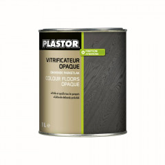 Vitrificateur opaque PLASTOR Colour Floors Opaque Blanc 1L