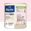 Peinture acrylique RIPOLIN Esprit Déco Satin Rose longose - 0,5L