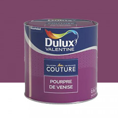 Peinture acrylique Dulux Valentine Couture Pourpre de Venise - 0,5L