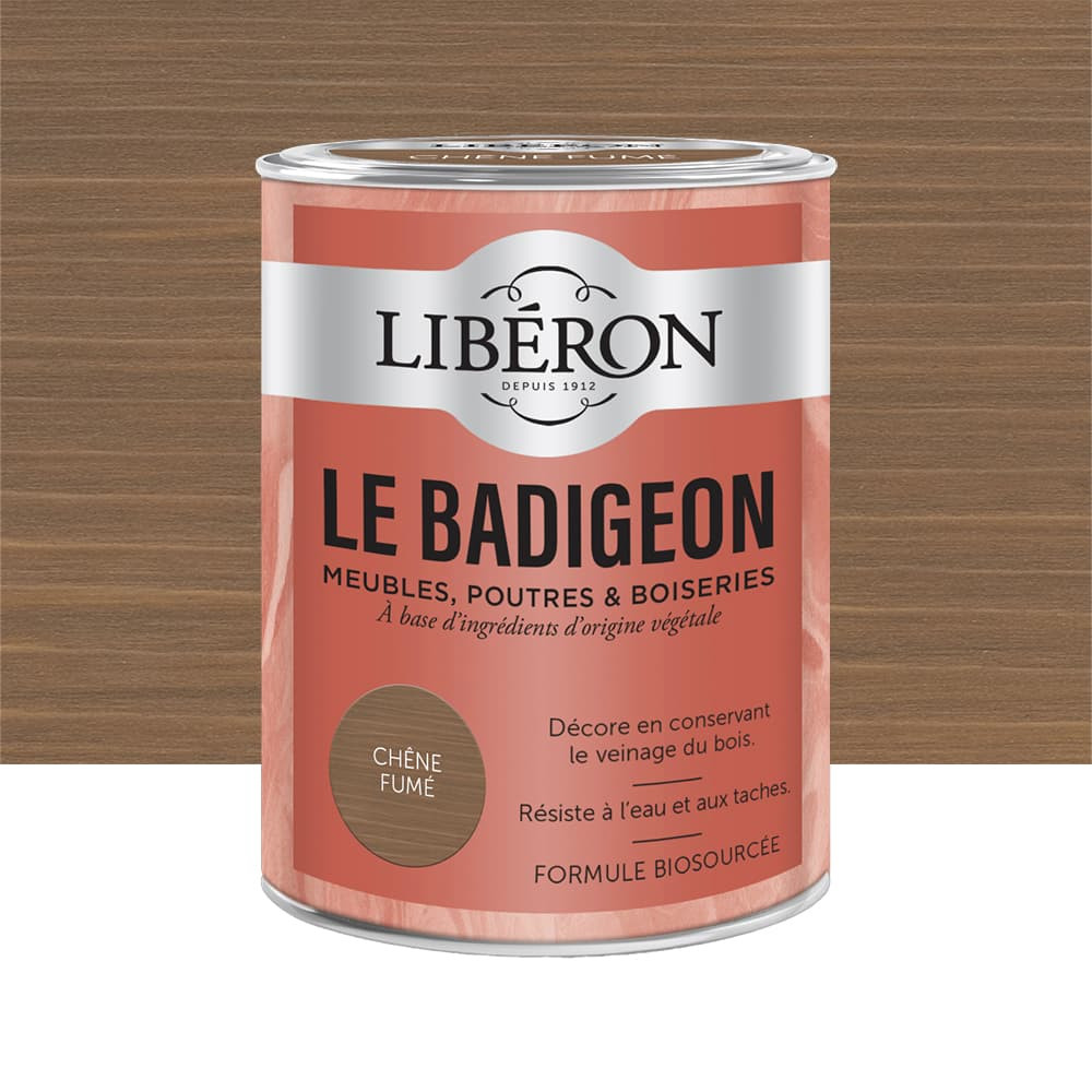 Le Badigeon LIBÉRON Chêne fumé - 0,25L Le Badigeon LIBÉRON Chêne fumé - 0,25L