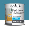 Peinture acrylique Multi-supports addict Mat Bleu pétrole - 0,5L