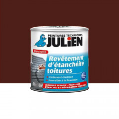 Revêtement d'étanchéité toitures JULIEN Brun rouge - 075L