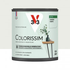 Peinture intérieure V33 Colorissim Satin Vapeur verte - 0,5L