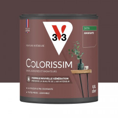 Peinture intérieure V33 Colorissim Satin Amarante - 0,5L