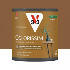 Peinture intérieure V33 Colorissim Satin Cannelle - 0,5L