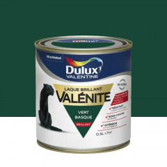Laque brillant Dulux Valentine Valénite Vert Basque - 0,5L