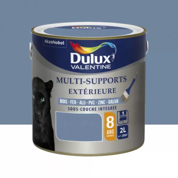 Peinture Dulux Valentine multi-supports extérieure Ciel D'orage - 2L