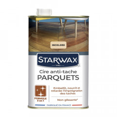 Cire Anti-Tâche Parquets STARWAX Incolore 1L