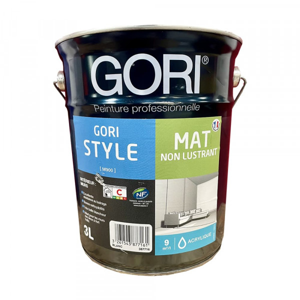 Peinture intérieure GORI STYLE Mat non lustrant - 3L