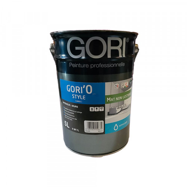 Peinture intérieure GORI'O STYLE Mat non lustrant - 5L