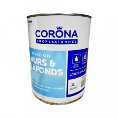 Peinture Murs & Plafonds CORONA Professionnel Satin - 3L