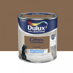 Peinture multi-supports Dulux Valentine Crème de Couleur Finition Mat Havane