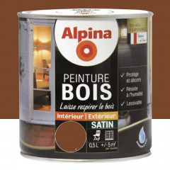 Peinture Bois ALPINA Ton Bois - 0,5L